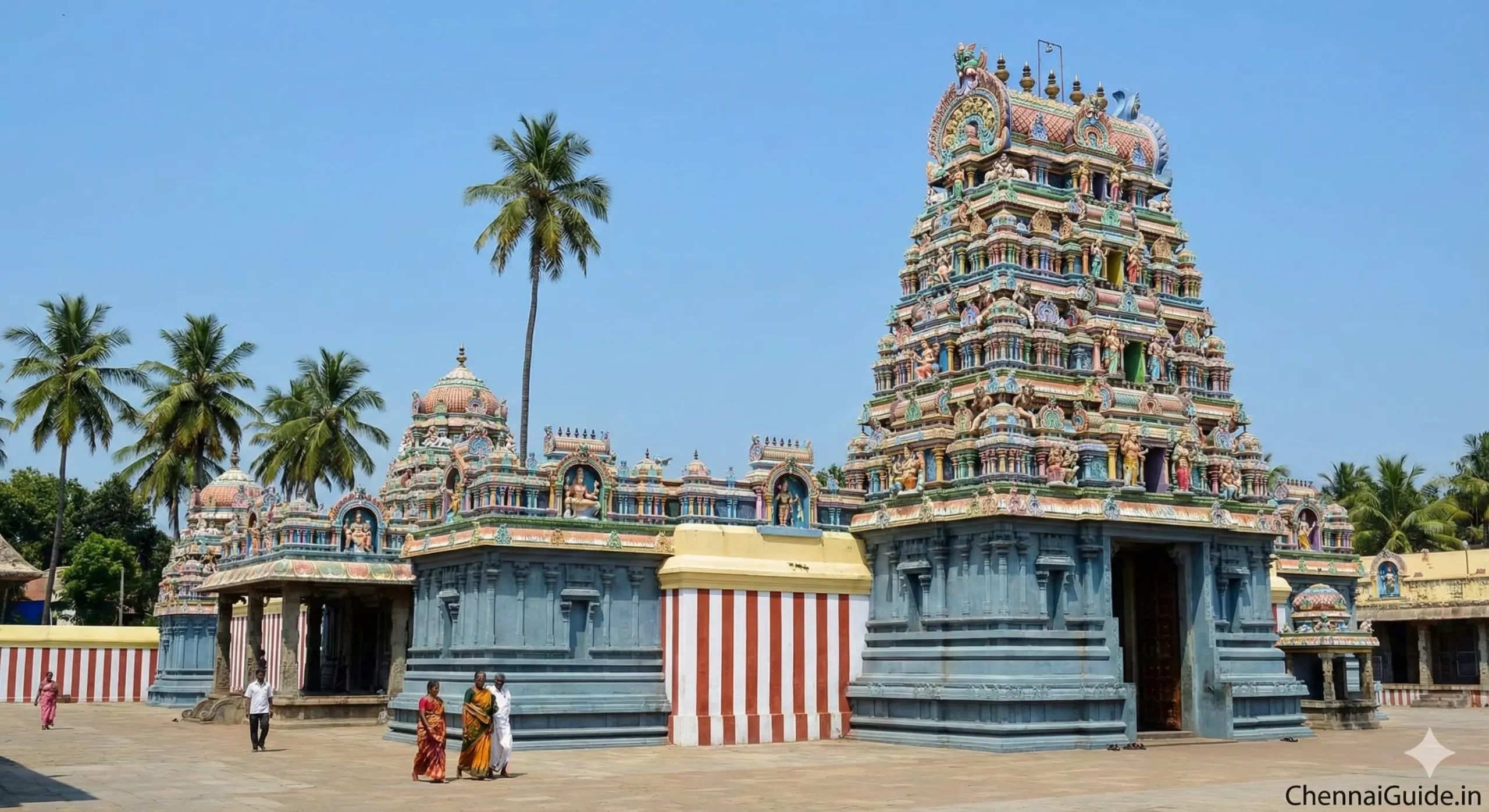 Famous temples in Adyar