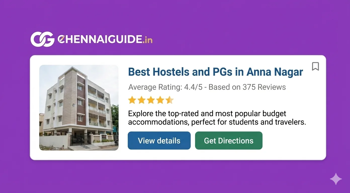 Best Hostels and PGs in Anna Nagar