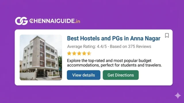 Best Hostels and PGs in Anna Nagar