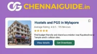 Hostels and PGs in Mylapore