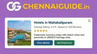 Hotels in Mahabalipuram